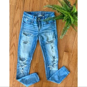 American Eagle Destroyed Jeans